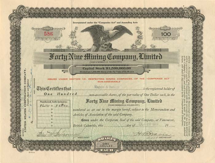 Forty Nine Mining Co., Limited